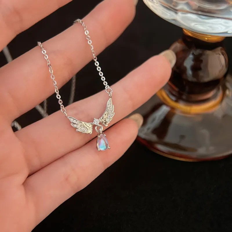 QIANFANGDAHUANGYE Zircon Necklaces Women's-2