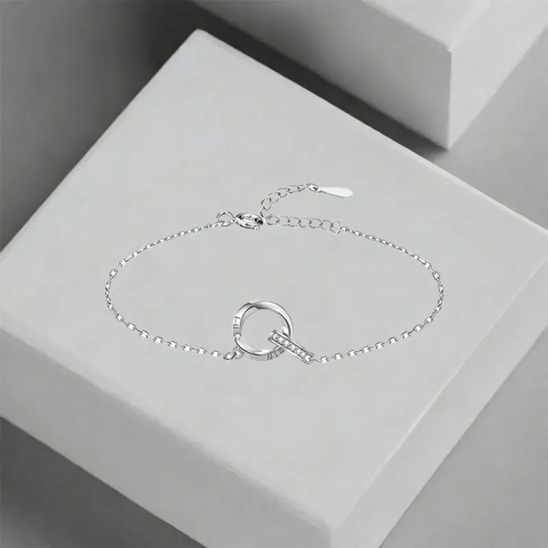 QIANFANGDAHUANGYE Zircon Bracelets Women's-3