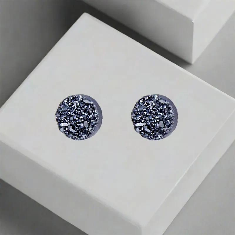 QIANFANGDAHUANGYE Magnet Stud Earrings Men's-6