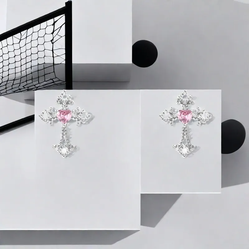 QIANFANGDAHUANGYE Alloy/titanium Steel Stud Earrings Women's-7