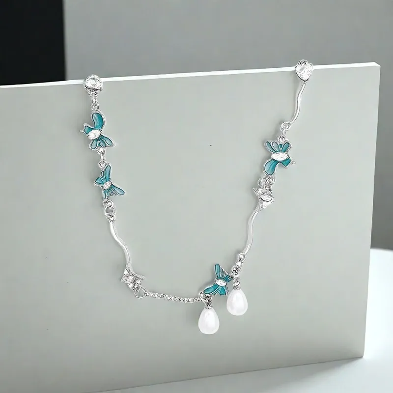 QIANFANGDAHUANGYE Alloys/resins/zircons Necklaces Women's-2