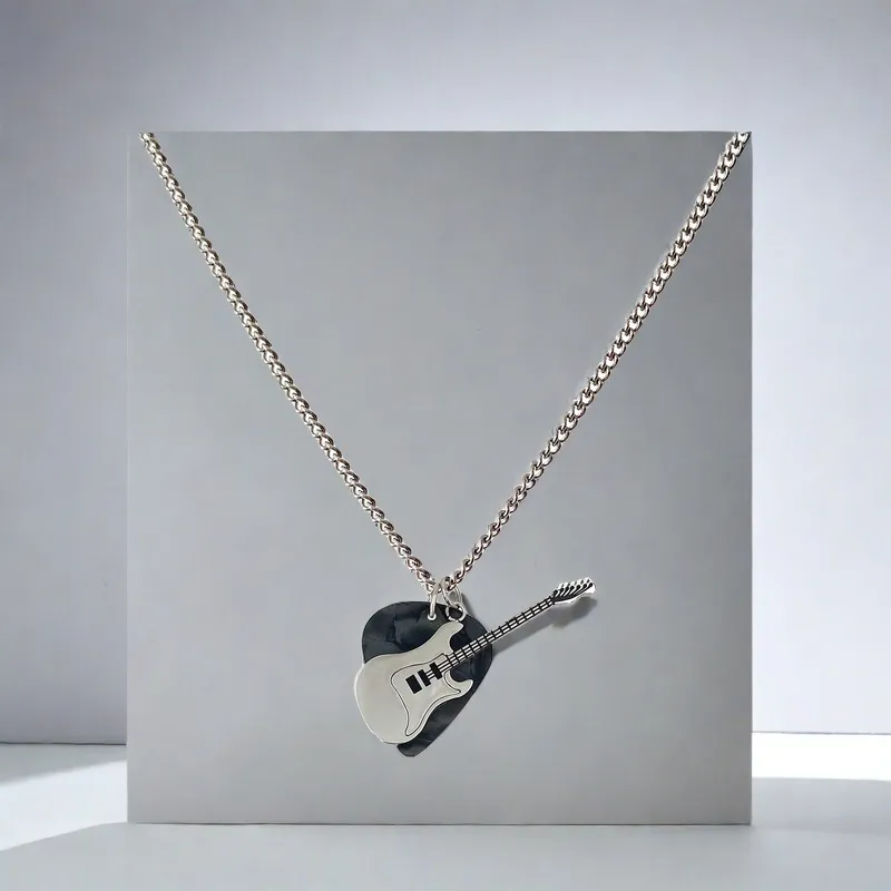 QIANFANGDAHUANGYE Alloy Necklaces Unisex Silver-2