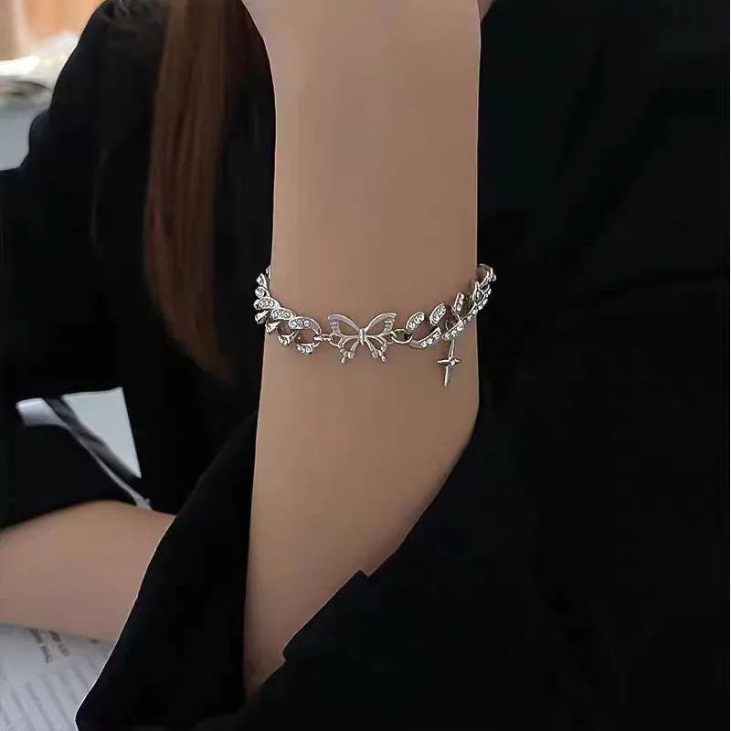 QIANFANGDAHUANGYE Zircon Bracelets Women's-1