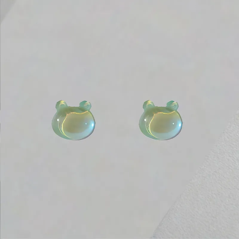 QIANFANGDAHUANGYE Resin Stud Earrings Women's-5