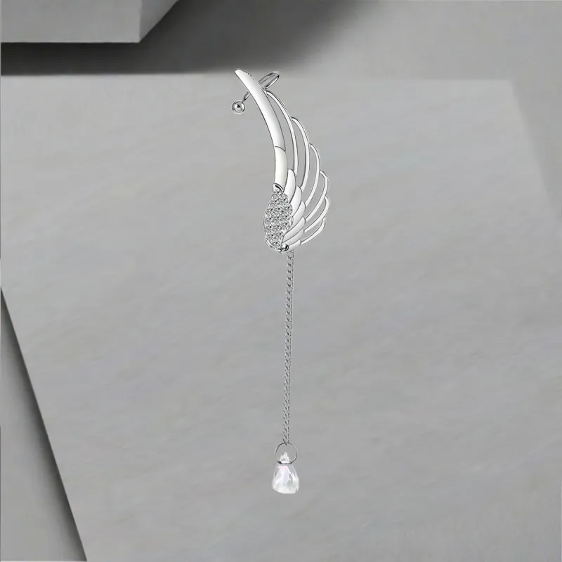 QIANFANGDAHUANGYE Titanium Steel Clip On Earrings Women's-2