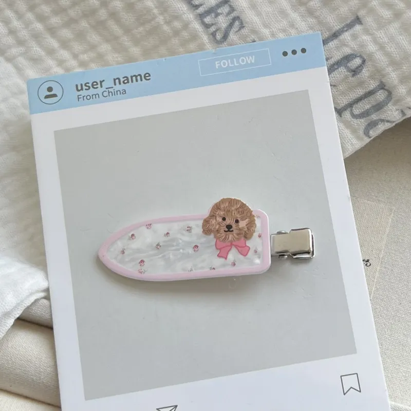 QIANFANGDAHUANGYE Resin Hair Clips Women's-16