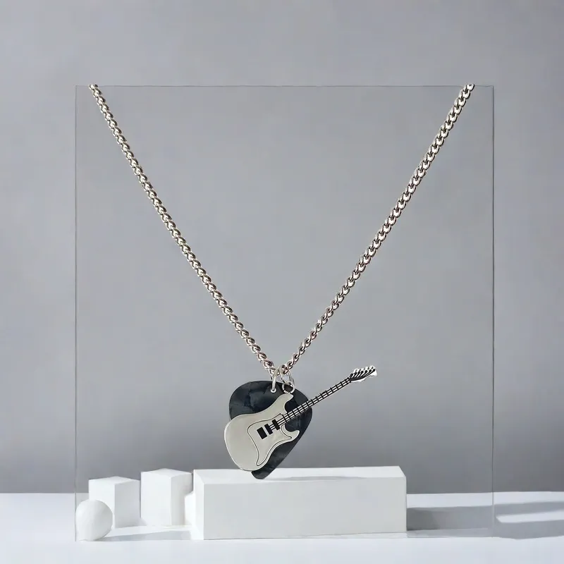 QIANFANGDAHUANGYE Alloy Necklaces Unisex Silver-5