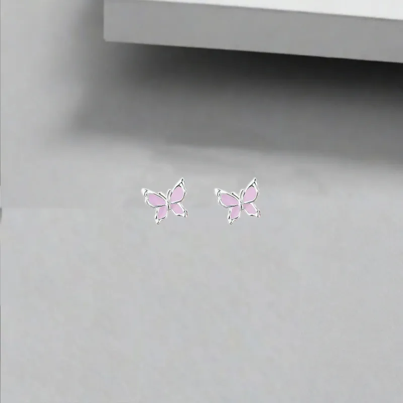 QIANFANGDAHUANGYE Oil Drip Stud Earrings Women's-2