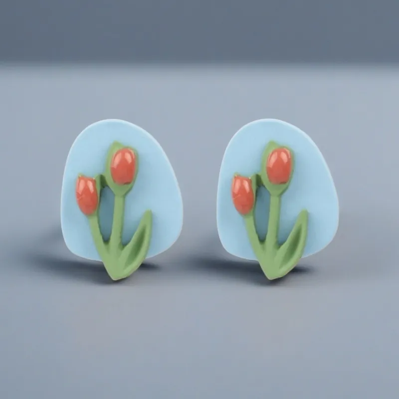 QIANFANGDAHUANGYE Alloy Earrings Women's-4
