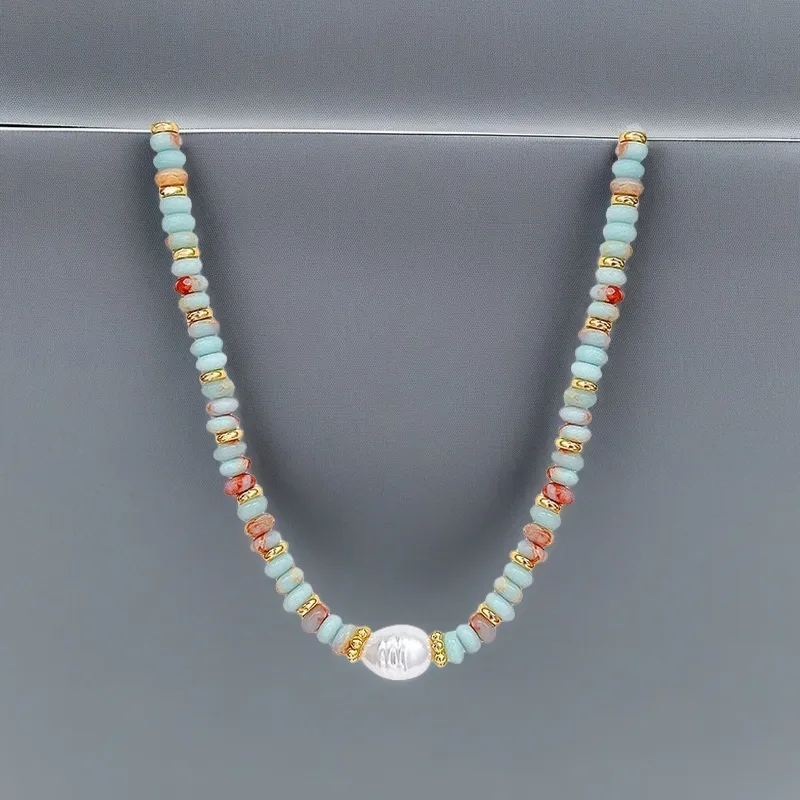 QIANFANGDAHUANGYE Resin Necklaces Women's-3