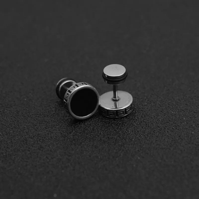High Quality Titanium Steel Accessory Fashion Stud Earrings Unisex-1