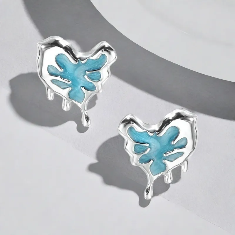 QIANFANGDAHUANGYE Alloy Stud Earrings Women's-3