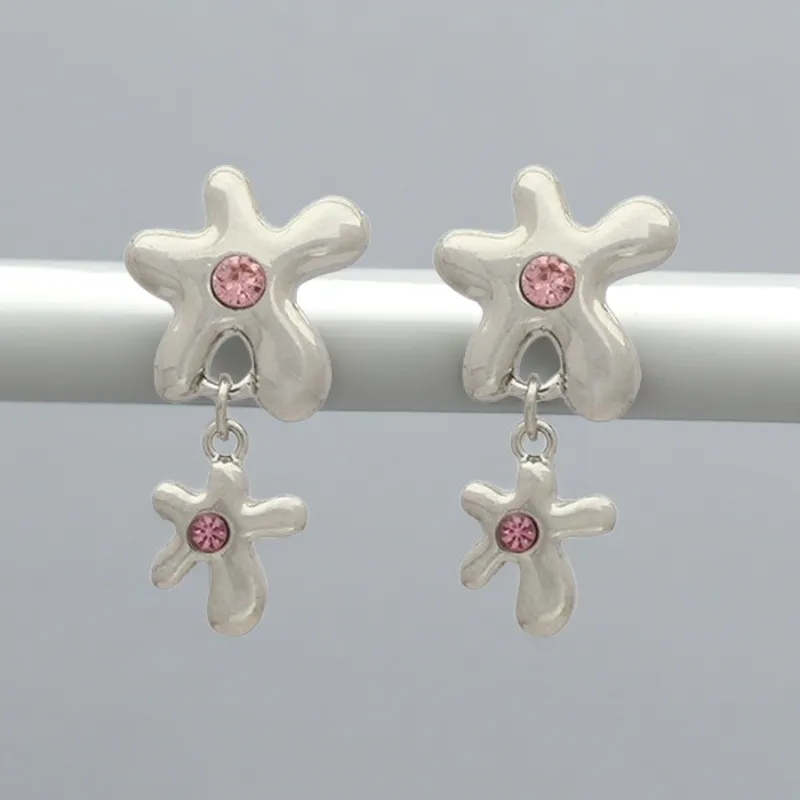 QIANFANGDAHUANGYE Alloy Earrings Women's-2