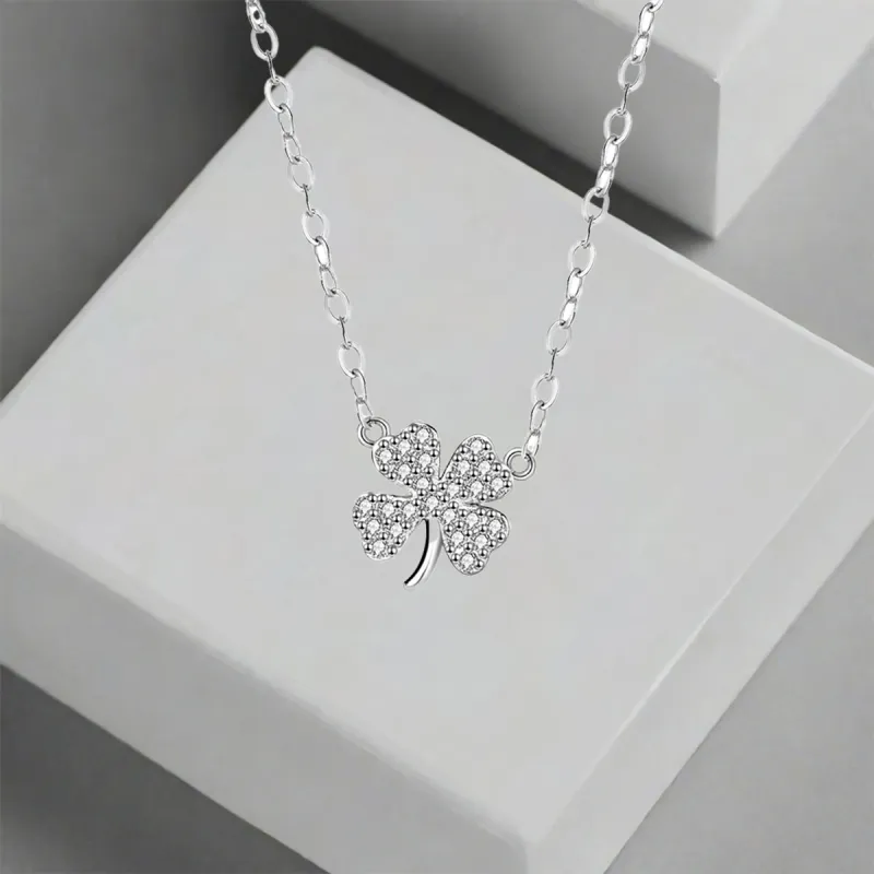 QIANFANGDAHUANGYE Zircon Necklaces Women's-3