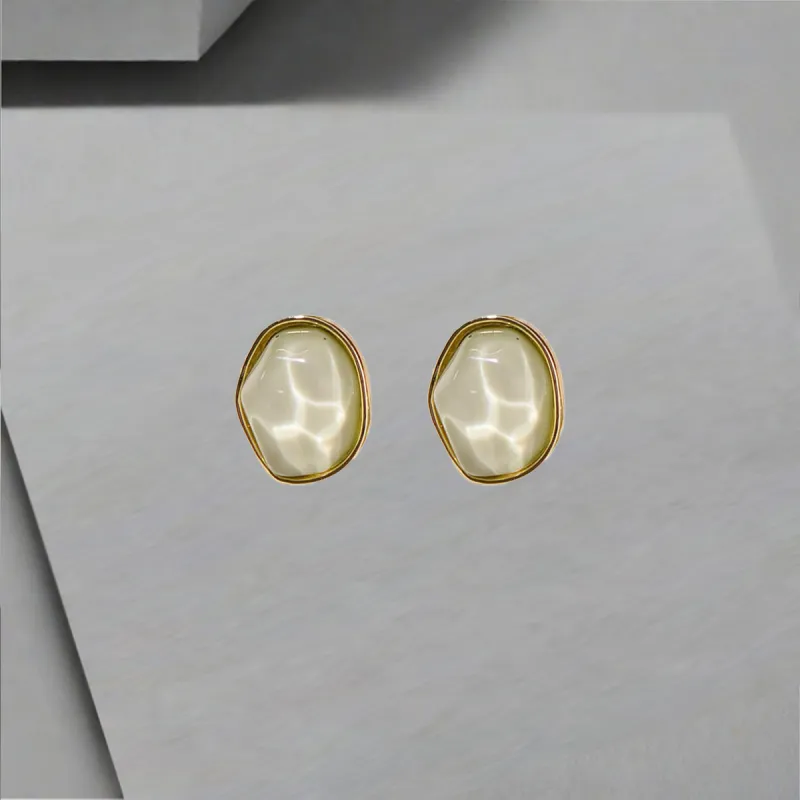 QIANFANGDAHUANGYE Alloy Stud Earrings Women's-2