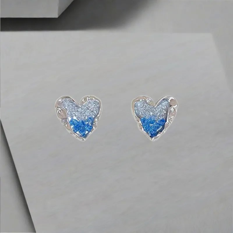 QIANFANGDAHUANGYE 925 Sterling Silver Stud Earrings Women's-3