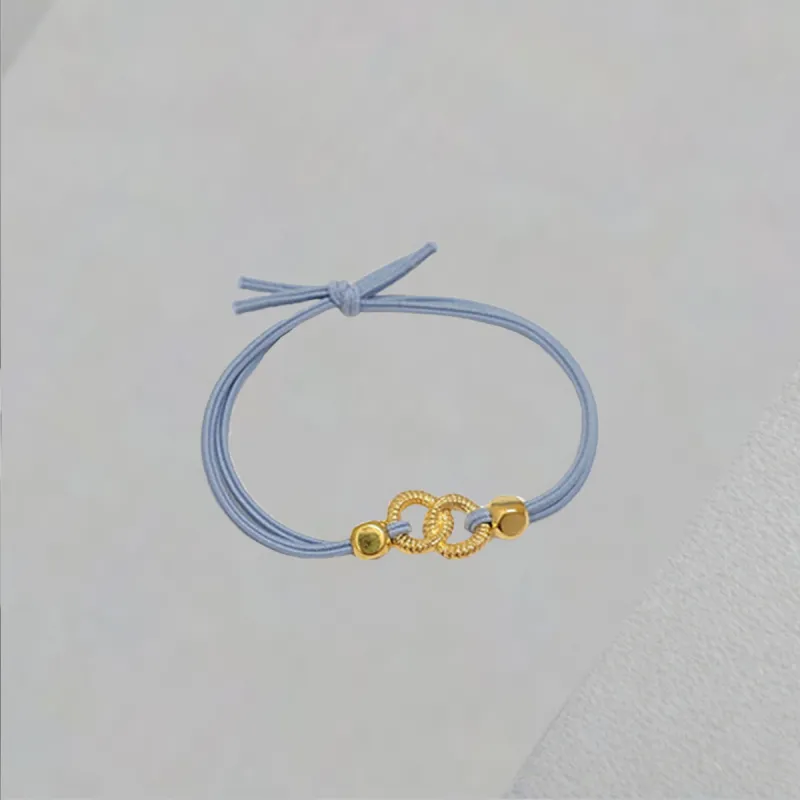 QIANFANGDAHUANGYE Fabric Hair Tie Women's-2