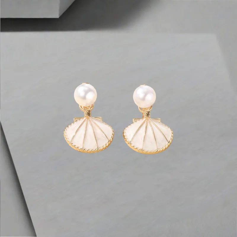 QIANFANGDAHUANGYE Oil Drip Earrings Women's-6