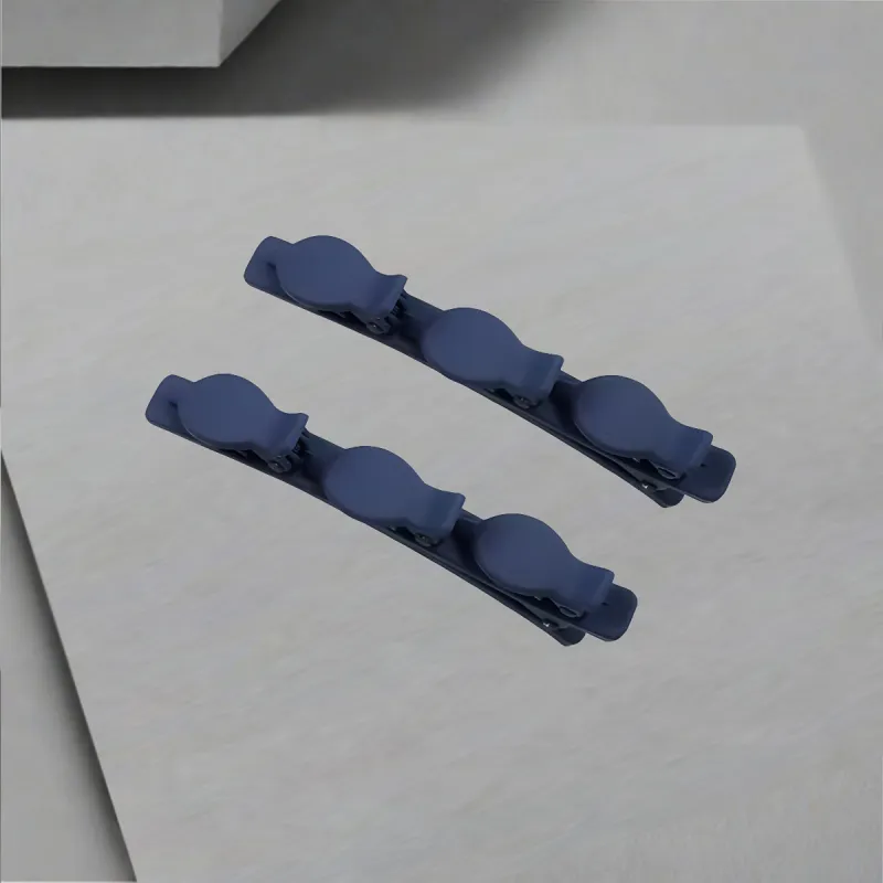 QIANFANGDAHUANGYE Acrylic/Resin Blue Hair Clip Women's-7