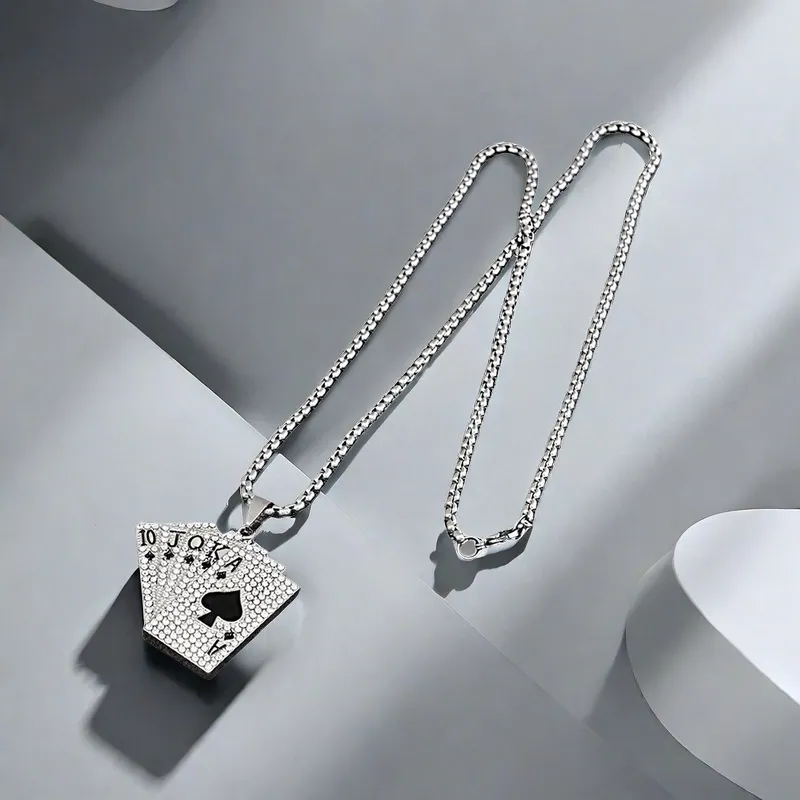 QIANFANGDAHUANGYE Alloy Necklaces Unisex-3