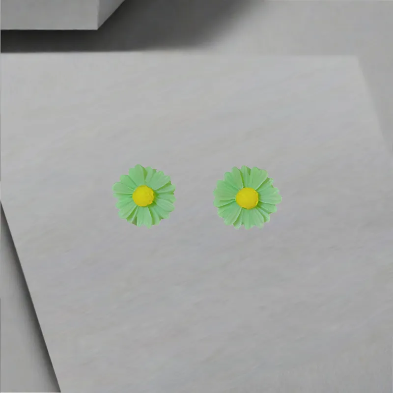 QIANFANGDAHUANGYE Resin Stud Earrings Women's-2