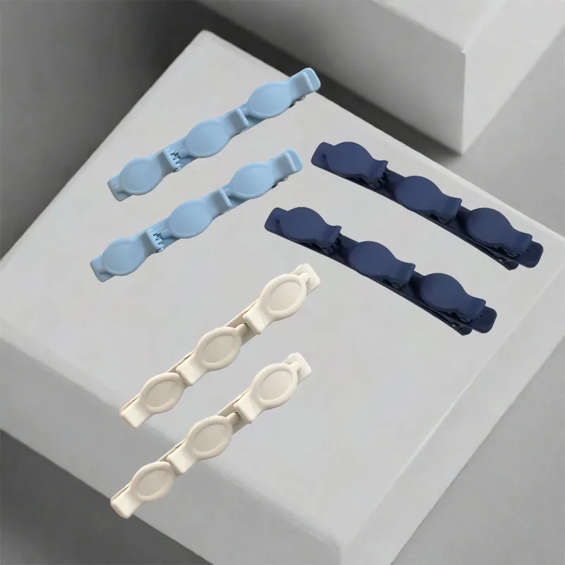 QIANFANGDAHUANGYE Acrylic/Resin Blue Hair Clip Women's-11
