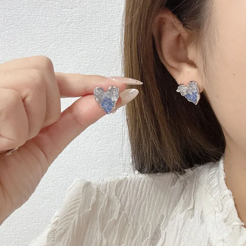 QIANFANGDAHUANGYE 925 Sterling Silver Stud Earrings Women's-1