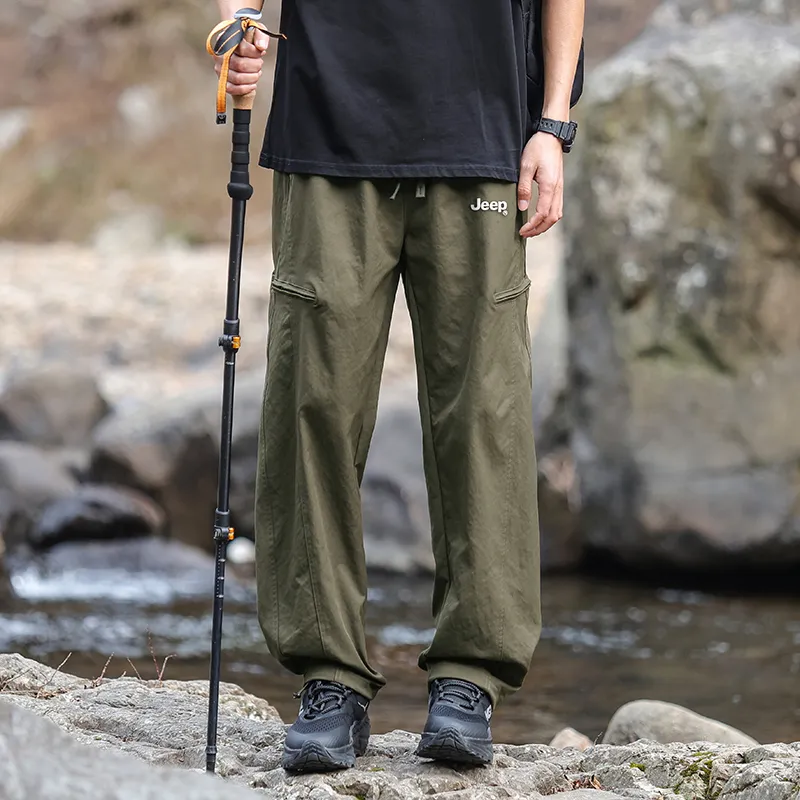 Jeep Mustang Ice Blade Sun Protection Collection Casual Pants Unisex-3