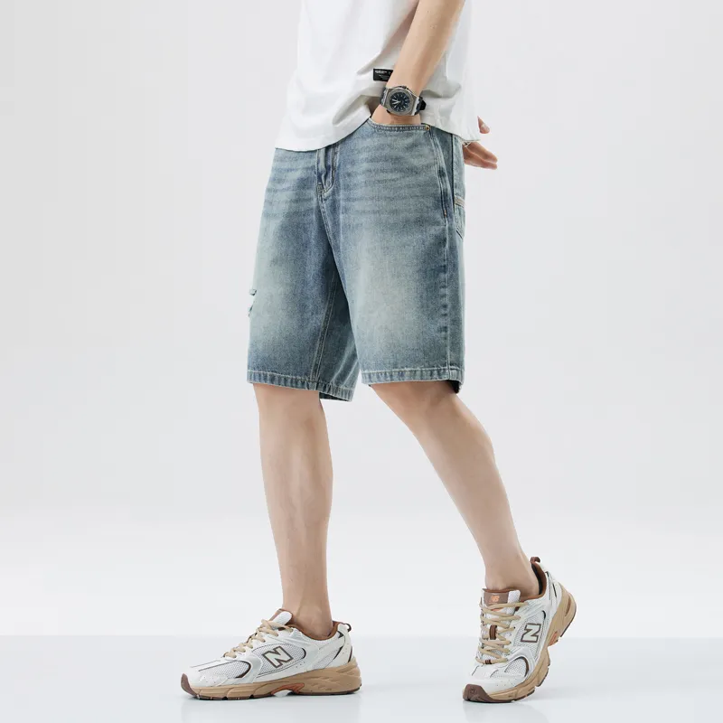 Jeep Shepherd Fashion Sports Collection Denim Shorts Unisex-11