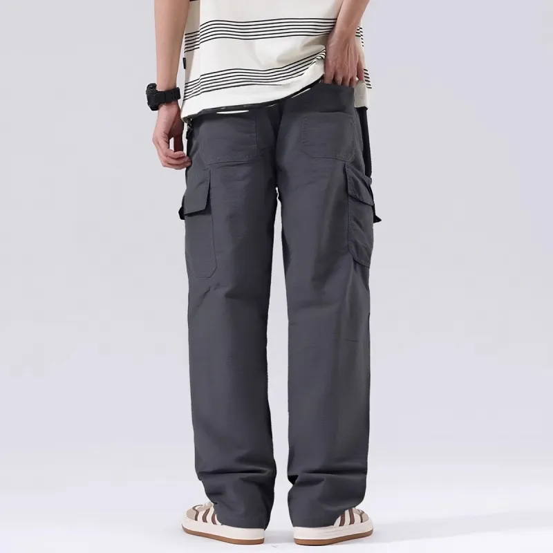 Jeep Mustang Ice Blade Sun Protection Collection Casual Pants Unisex Gray-4