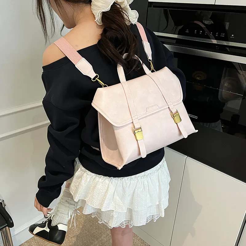 Homeboisportclub PU Backpack Regular Women's Multicolor-23