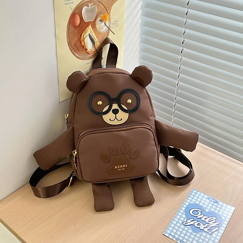 Homeboisportclub Nylon Backpack Unisex Brown/White-6