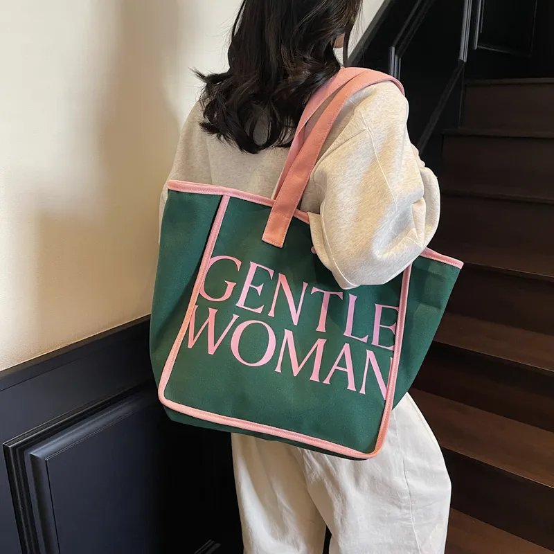 Homeboisportclub Fabric Tote Bag, Shopping Bag, Handbag, Shoulder Bag Regular Women's Multicolor-9