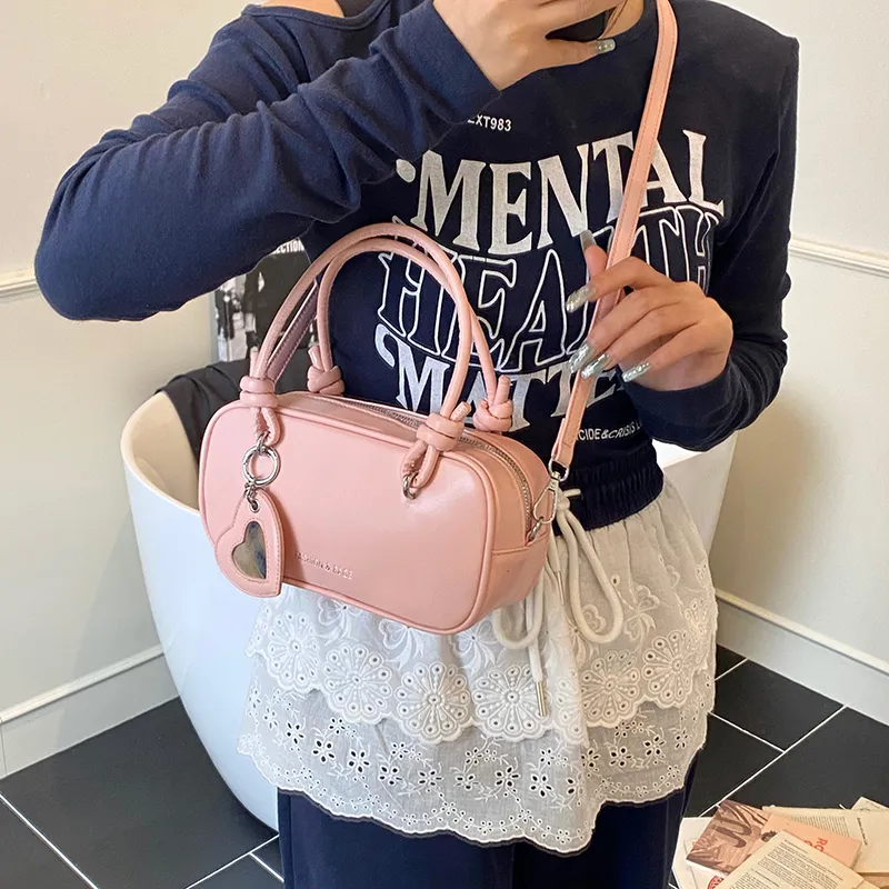 Homeboisportclub PU Handbag Regular Women's Black/Pink/White/Yellow-12