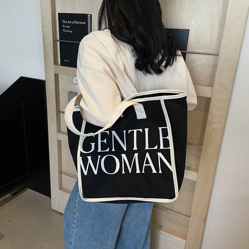 Homeboisportclub Fabric Tote Bag, Shopping Bag, Handbag, Shoulder Bag Regular Women's Multicolor-25
