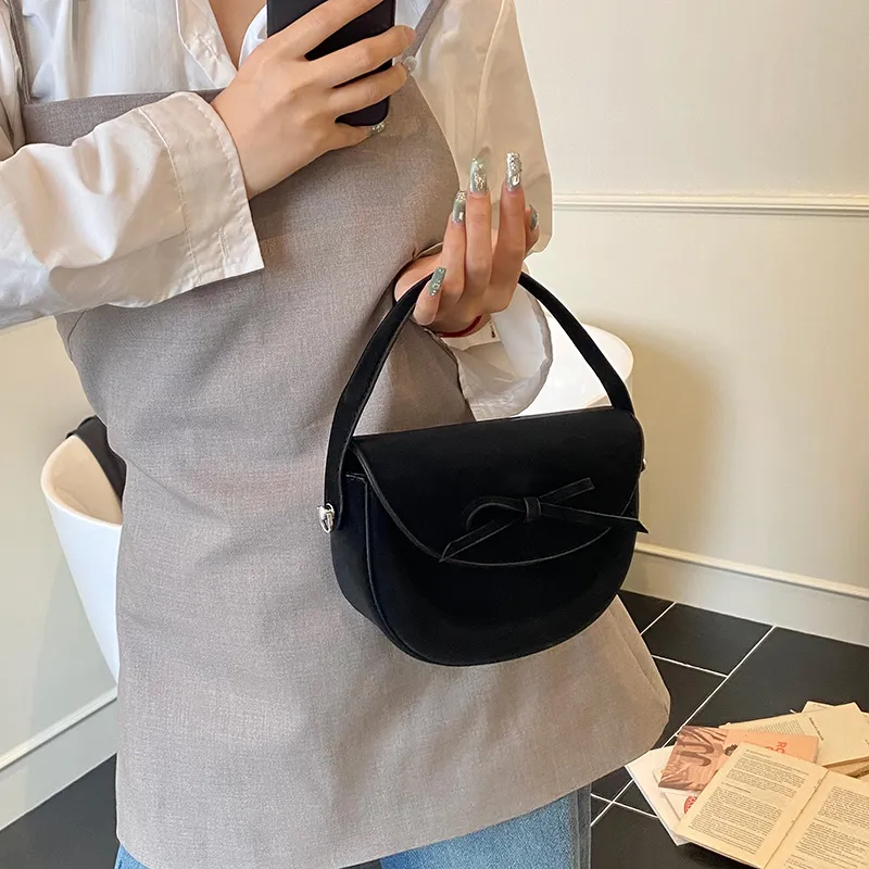 Homeboisportclub PU One Shoulder Handbag Women's Black/Pink/White/Blue-14