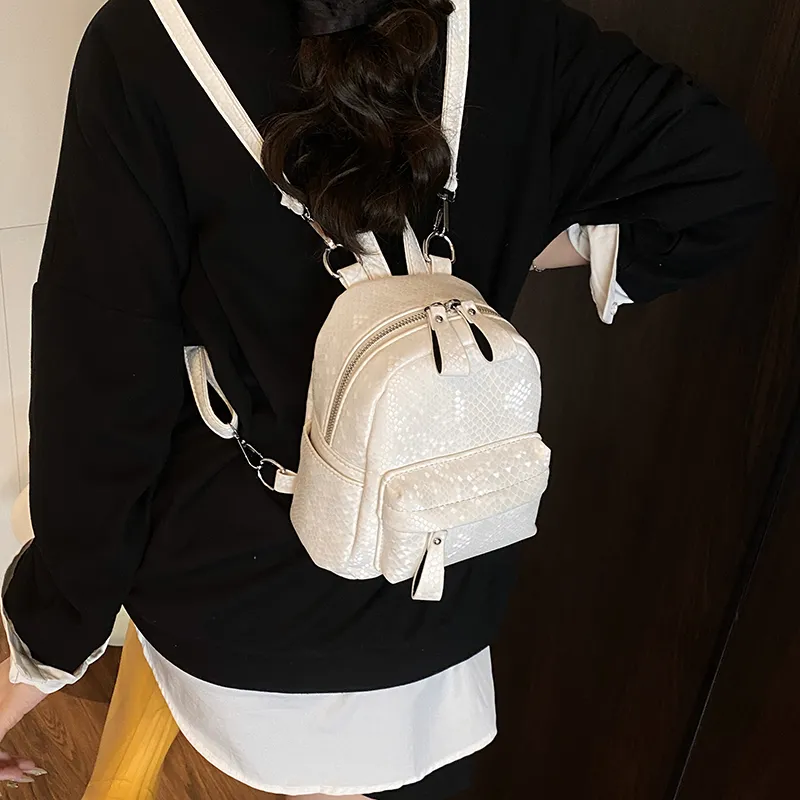Homeboisportclub PU Backpack Women's Black/White/Purple/Silver-10