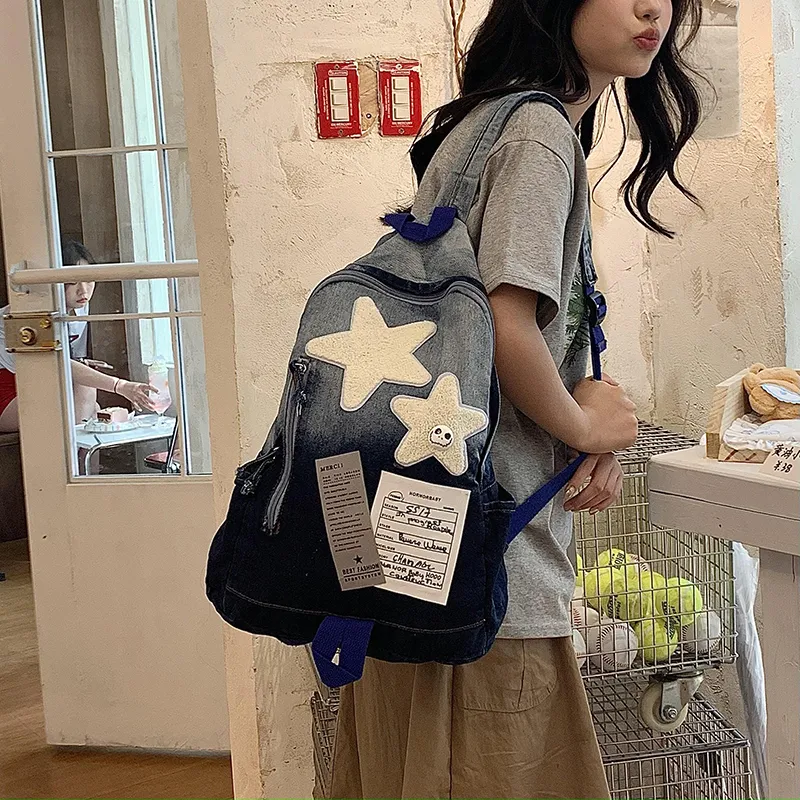 Homeboisportclub Denim Backpack Unisex Multicolor-3
