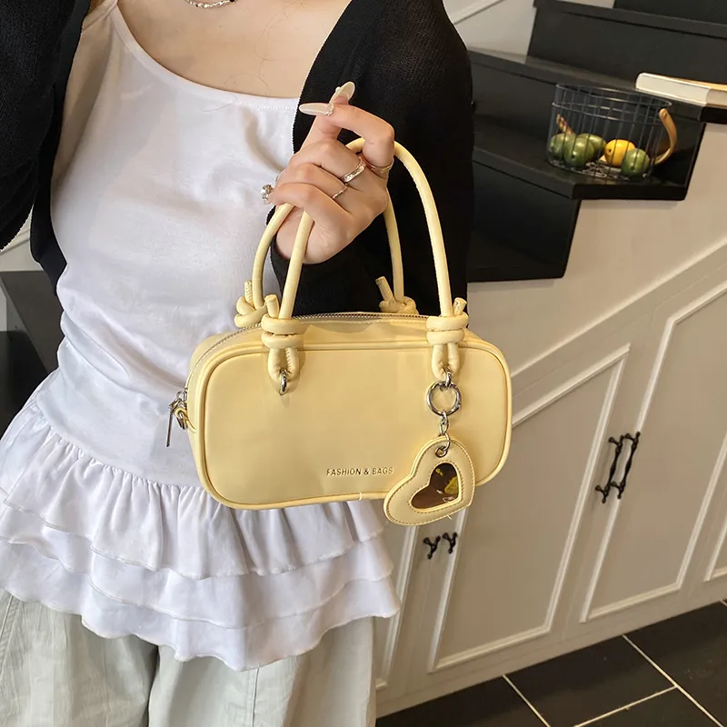Homeboisportclub PU Handbag Regular Women's Black/Pink/White/Yellow-1