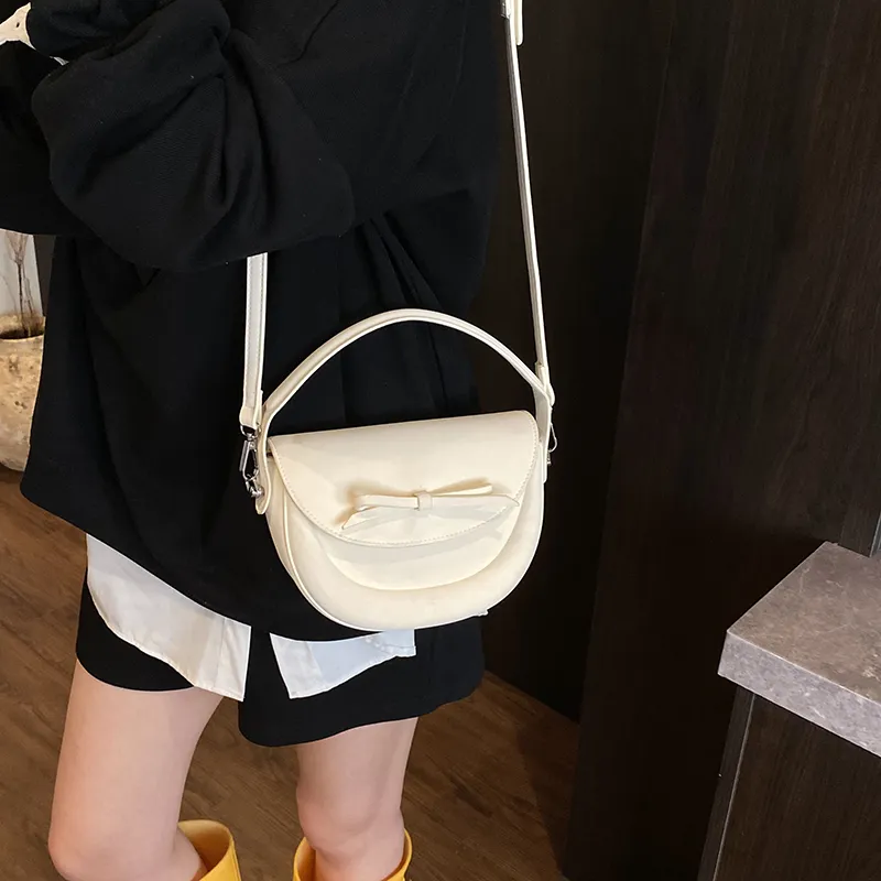 Homeboisportclub PU One Shoulder Handbag Women's Black/Pink/White/Blue-4