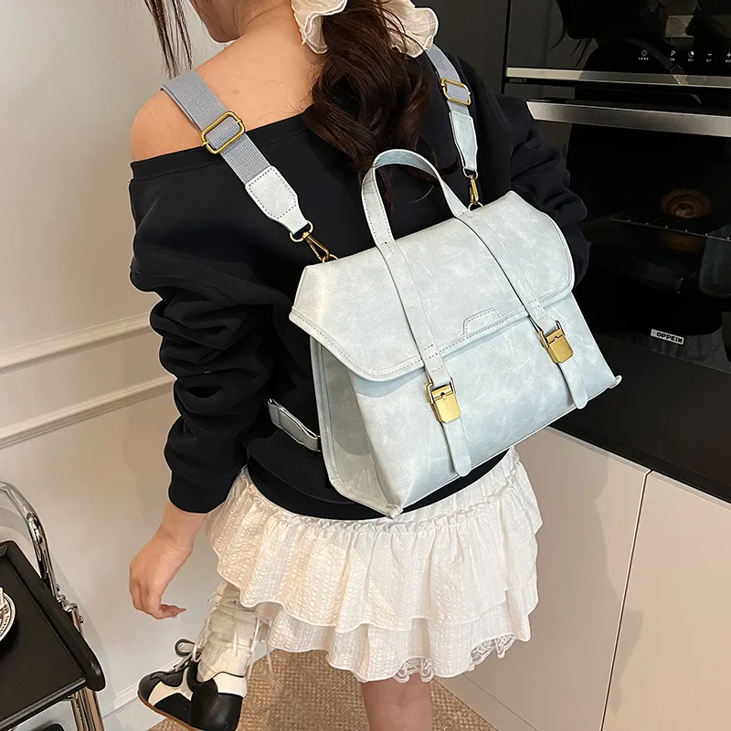 Homeboisportclub PU Backpack Regular Women's Multicolor-31