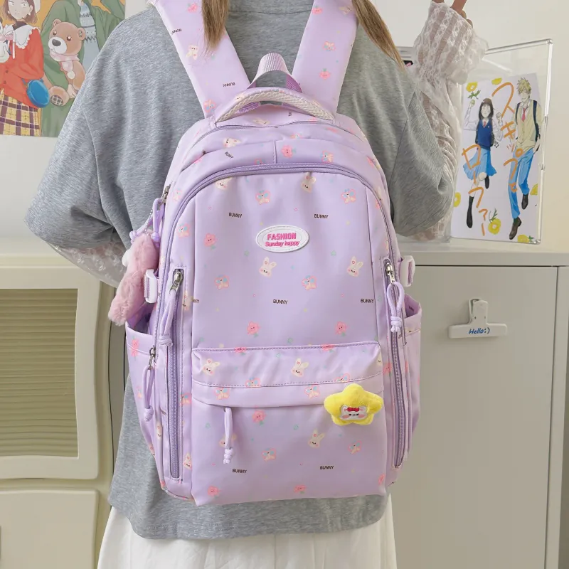 Homeboisportclub Polyester Backpack Women's Multicolor-13