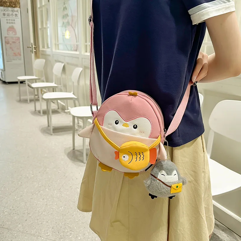 Homeboisportclub Nylon Crossbody Bag Regular Unisex Dark Gray/Pink-8