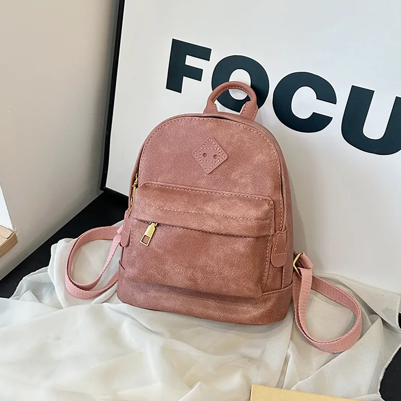Homeboisportclub PU Backpack Unisex Brown/Black/Blue/Pink-1