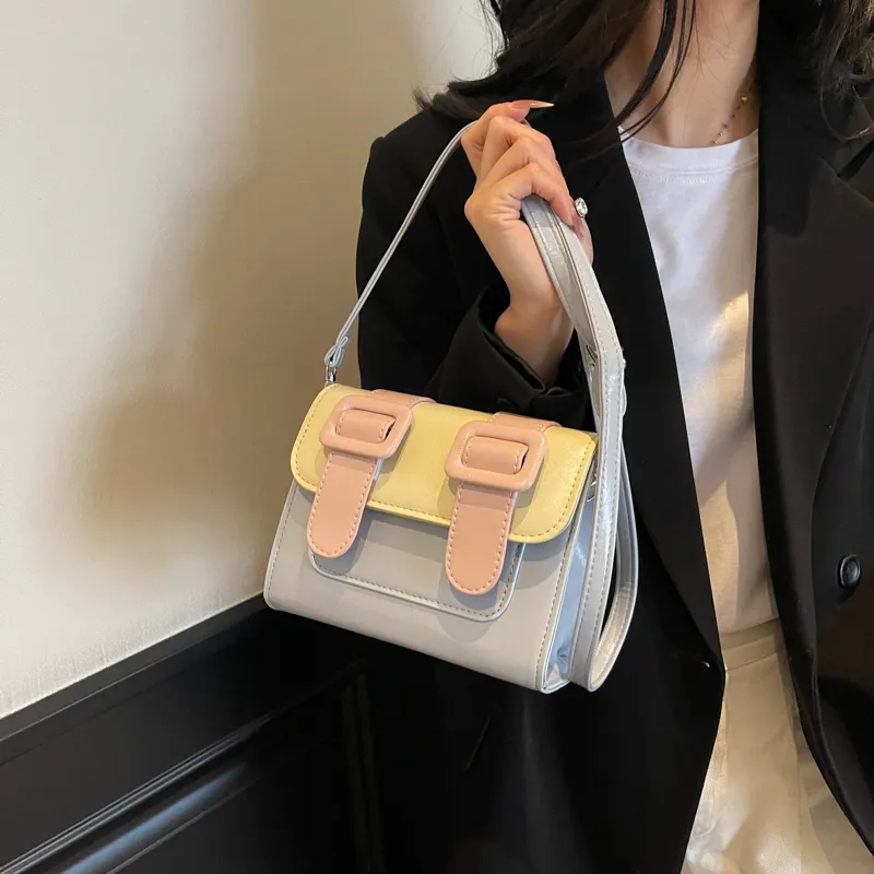 Homeboisportclub PU Shoulder Bag Women's Multicolor-2