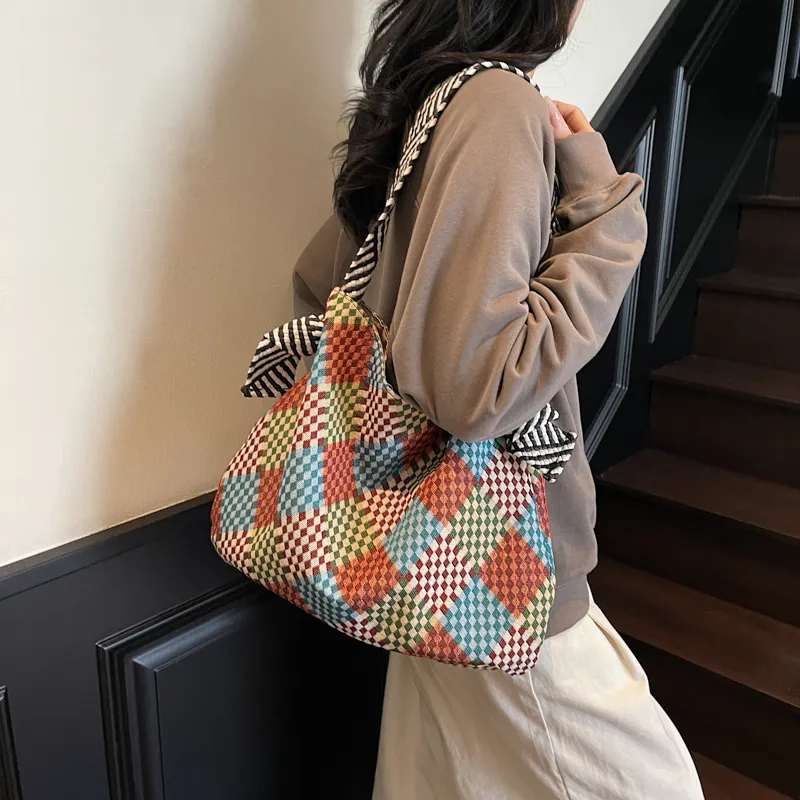 Homeboisportclub Fabric Tote Bag, Shopping Bag, Shoulder Bag Women's Multicolor-11