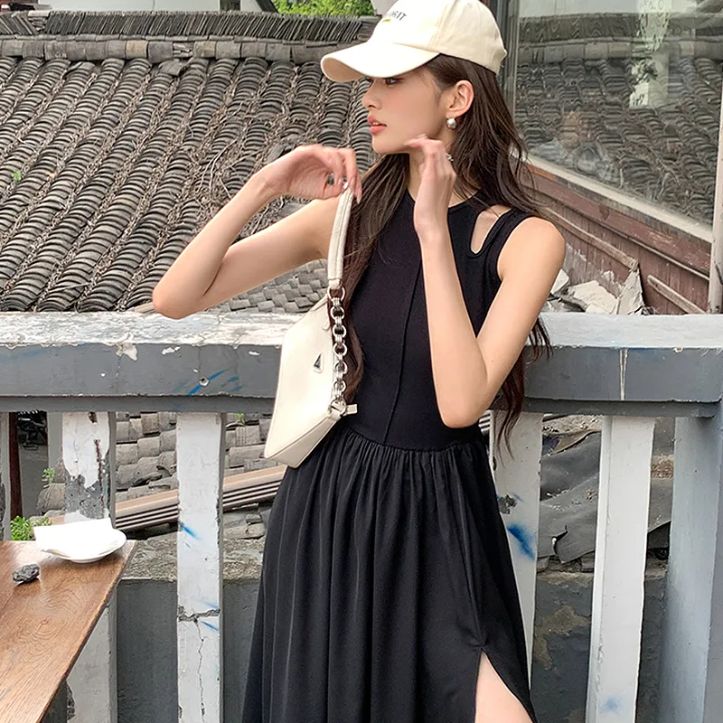 KYKW Sleeveless Dresses Women's Black-6