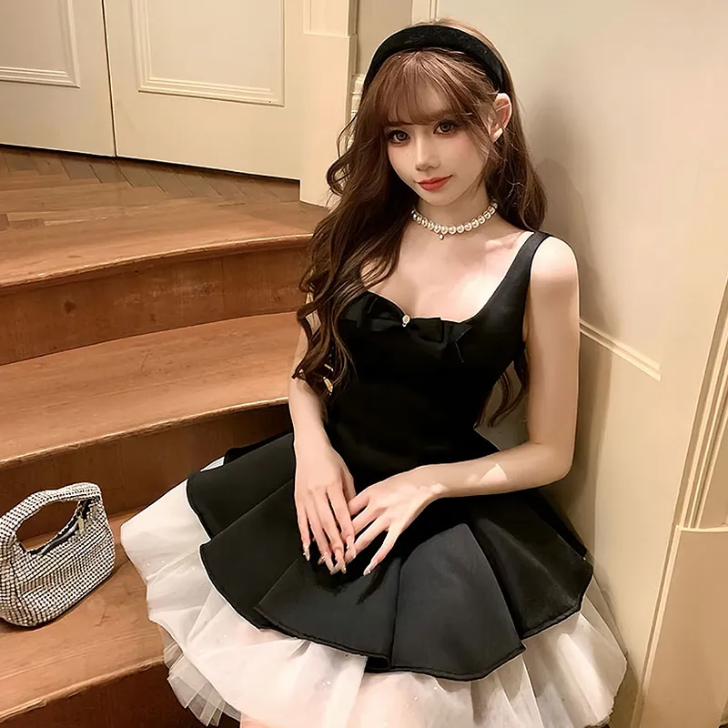 KYKW Sleeveless Dresses Women's Black-3