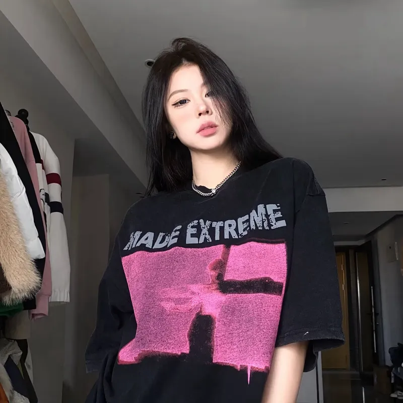 KYKW Drop Shoulder Sleeve T Shirt Women's-11