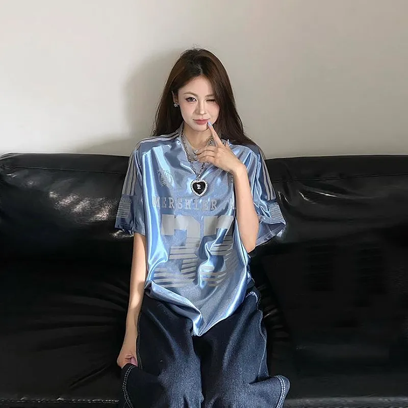 KYKW T Shirts Women's Blue-3